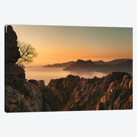 Calanques Of Piana In Corsica I Canvas Print #AAB33} by Annabelle Chabert Art Print