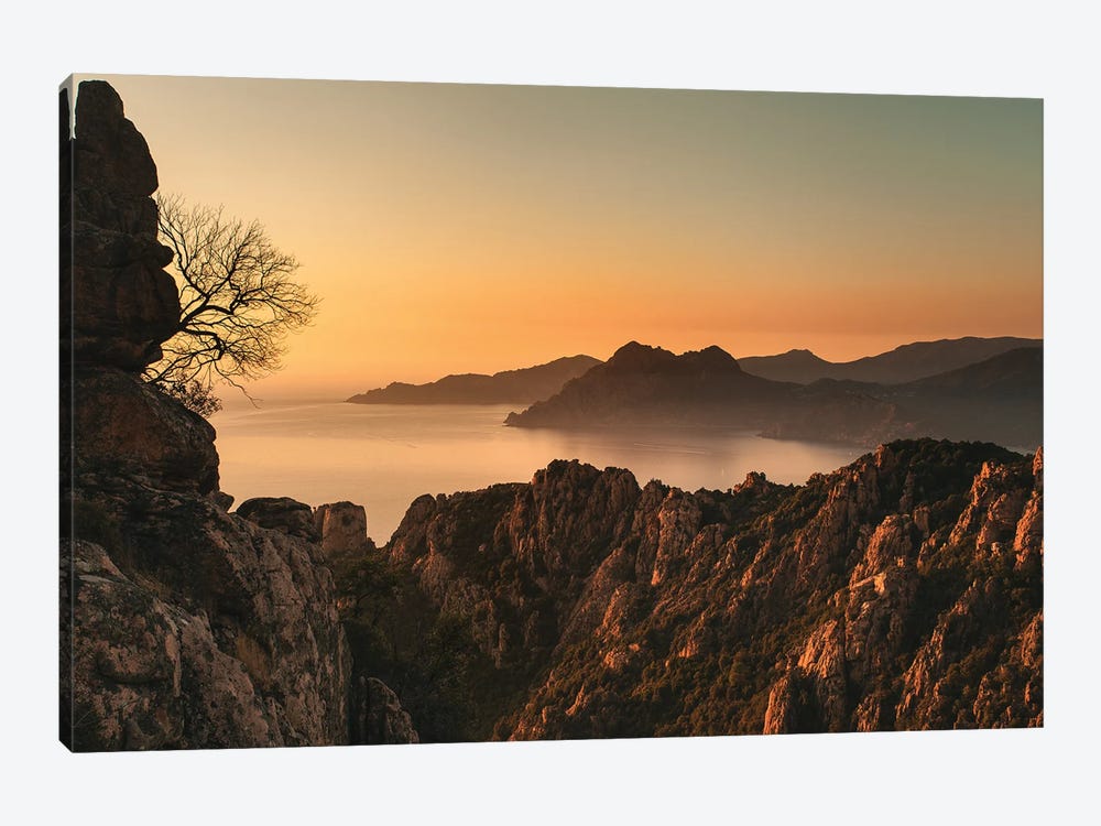 Calanques Of Piana In Corsica I by Annabelle Chabert 1-piece Canvas Art Print