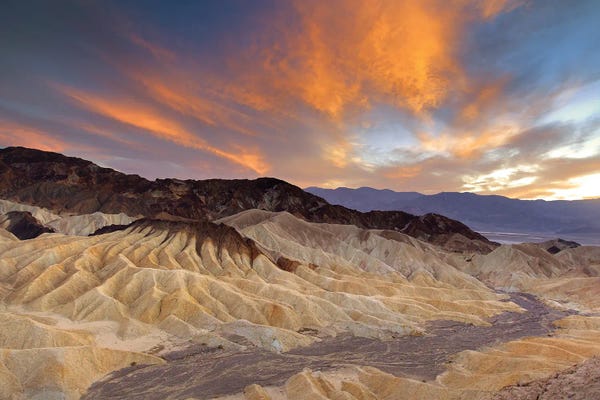 Death Valley National Park: Zabriskie Point - Death Valley by Annabelle Chabert