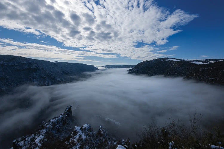 Winter Landscape Upon The Canyon