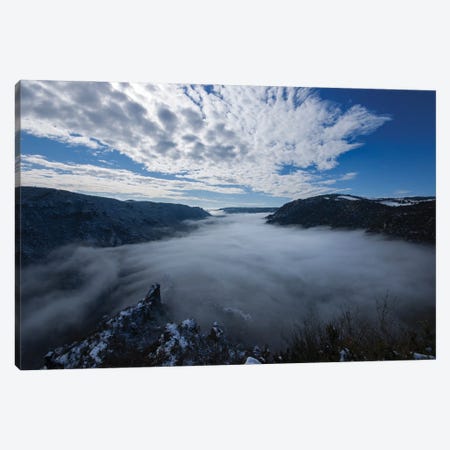 Winter Landscape Upon The Canyon Canvas Print #AAB56} by Annabelle Chabert Canvas Art