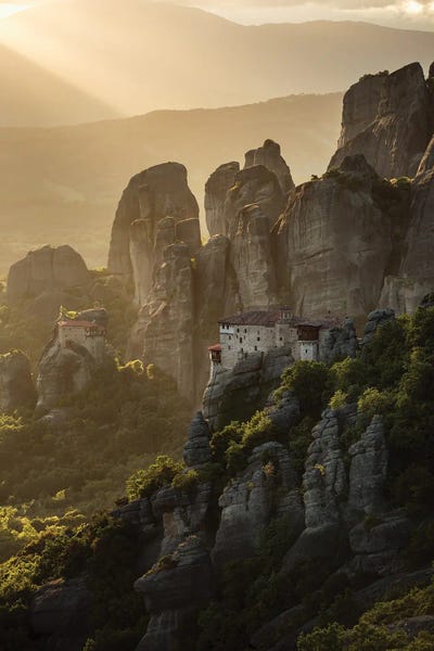 Mountain Sunrises & Sunsets: The Meteora - Greece by Annabelle Chabert