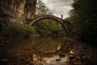 Old Bridge In Greece by Annabelle Chabert framed wall art