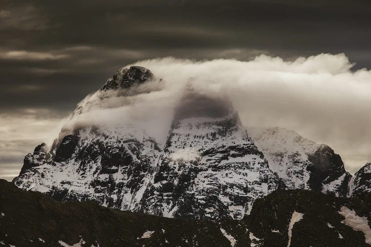 Alps Summit Playing With The Clouds