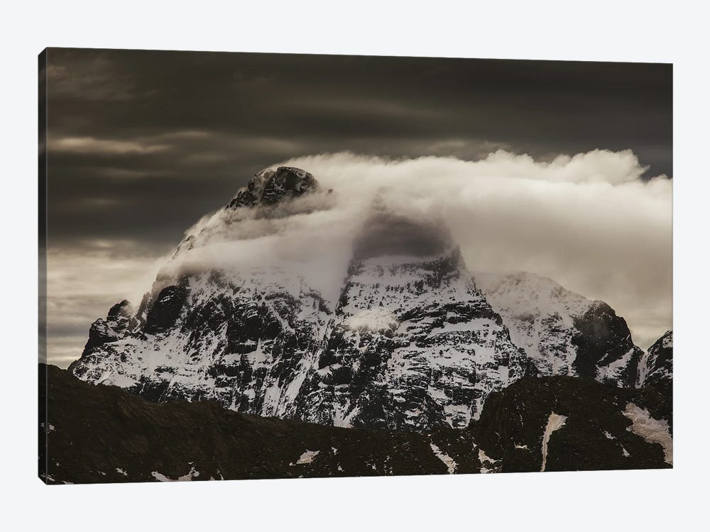 Alps Summit Playing With The Clouds by Annabelle Chabert 1-piece Art Print