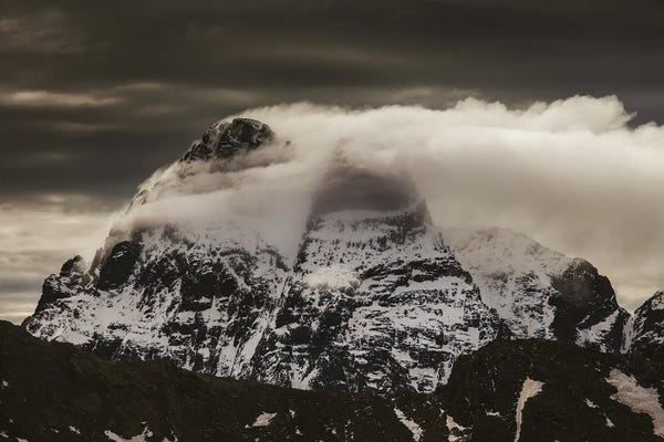 Alps Summit Playing With The Clouds