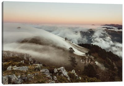 Crawling Clouds - Pic De Europa Mountains Canvas Art Print - Spain Art