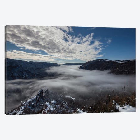 Through The Clouds And The Canyon Canvas Print #AAB91} by Annabelle Chabert Art Print