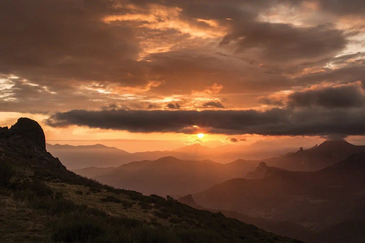 First Light In The Picos De Europa Moutains - Spain