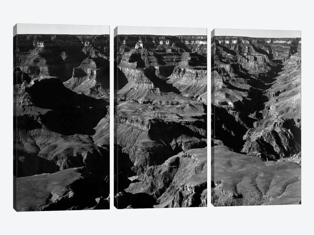 Grand Canyon National Park XVII by Ansel Adams 3-piece Canvas Art Print