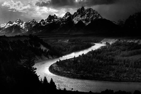 Office: The Tetons - Snake River by Ansel Adams