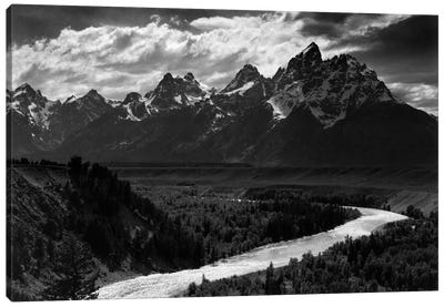 Grand Teton II Canvas Art Print - Mountains Scenic Photography