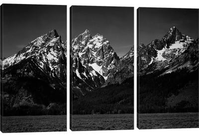 Grand Teton XI Canvas Art Print - 3-Piece Photography