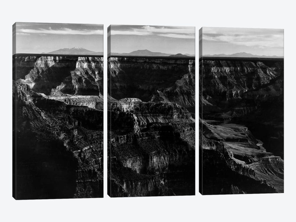 Grand Canyon National Park XII by Ansel Adams 3-piece Canvas Art Print