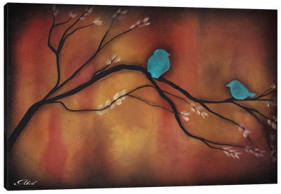 Companion Canvas Art Print - Tree Close-Up Art