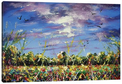 Summer Field Canvas Art Print - Andrew Alan Johnson
