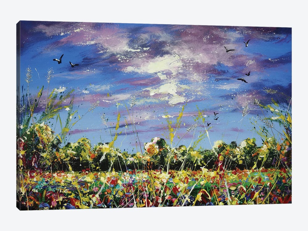 Summer Field by Andrew Alan Johnson 1-piece Canvas Artwork