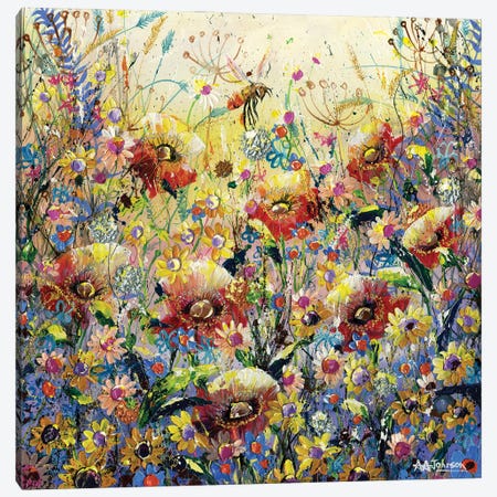 Poppy Meadow Canvas Print #AAJ38} by Andrew Alan Johnson Canvas Print