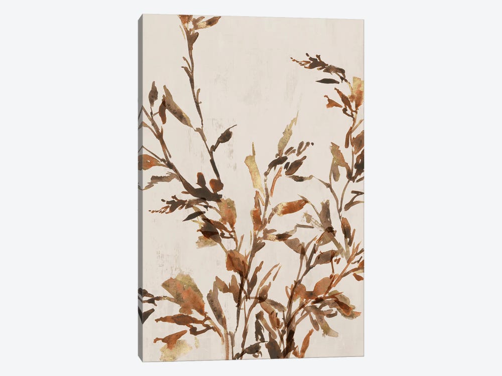 Golden Frond I by Aria K 1-piece Canvas Art Print