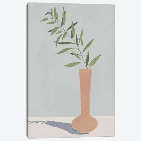 Terracotta Vase I Canvas Print #AAK18} by Aria K Canvas Wall Art