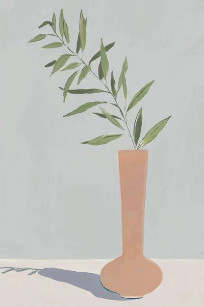 Tropical Décor: Terracotta Vase I by Aria K