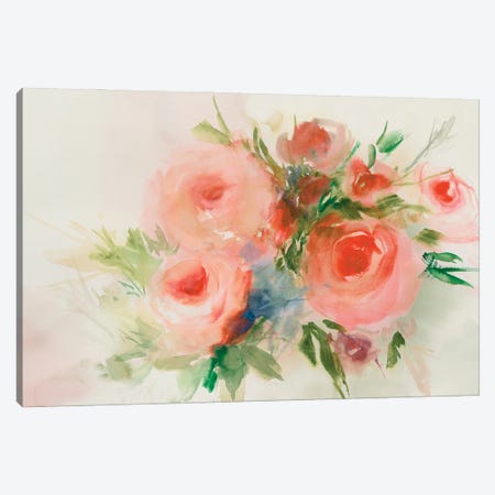 Dreamy Florals I Canvas Print #AAK2} by Aria K Canvas Art