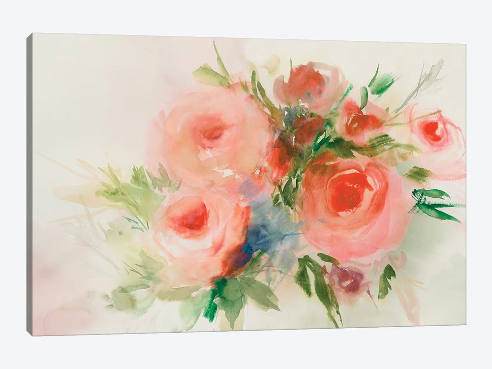 Dreamy Florals I by Aria K 1-piece Art Print