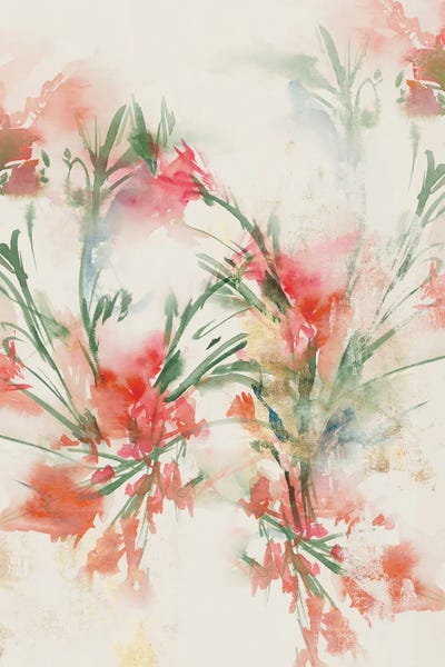 Red Flowers II by Aria K canvas print