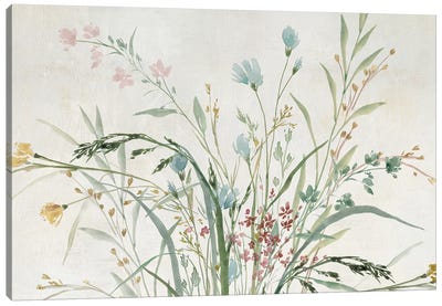 Wild Forest Flowers Canvas Art Print