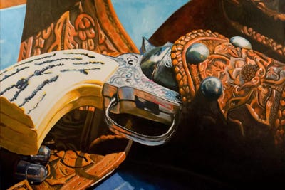 Good-Guy's 6-Shooter by Andrea Alvin canvas print