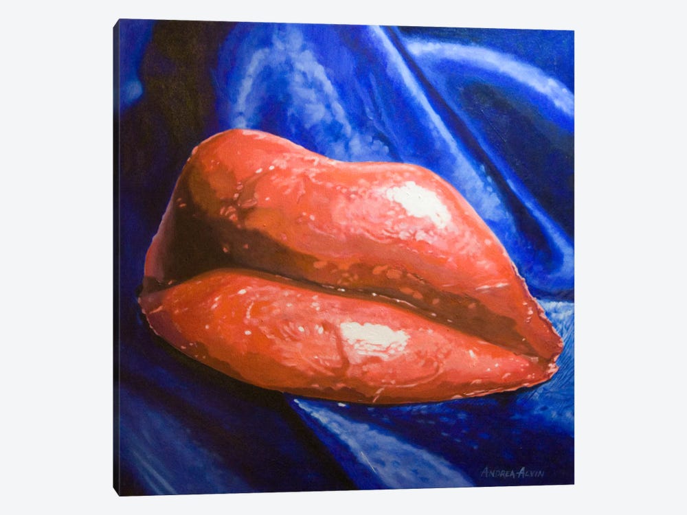 Wax Lips by Andrea Alvin 1-piece Art Print