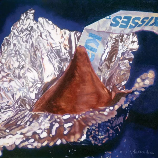 Food & Drink Still Life: Blue Kiss by Andrea Alvin