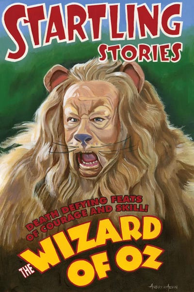 Fictional Characters: Lion by Andrea Alvin