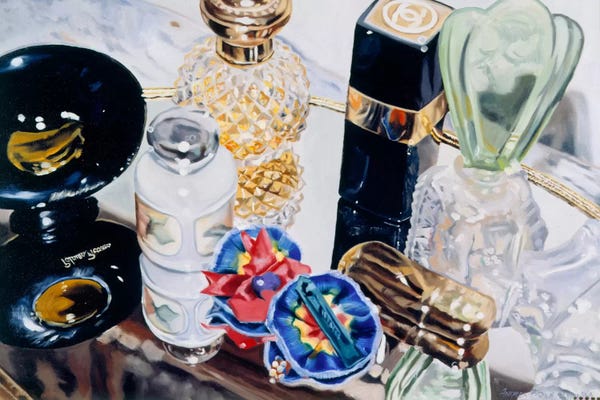 Perfume Bottles: Growing Up I by Andrea Alvin