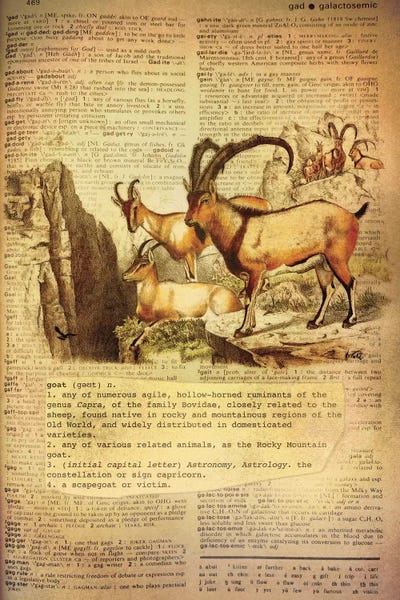 Goats: G - Goat by 5by5collective