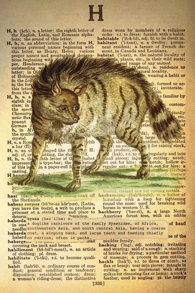 Hyenas: H - Hyena by 5by5collective