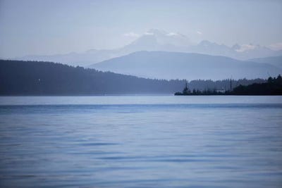 Blue Serenity by Aaron Matheson framed wall art