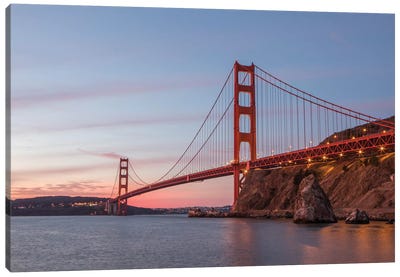 Golden Gate Span Canvas Art Print