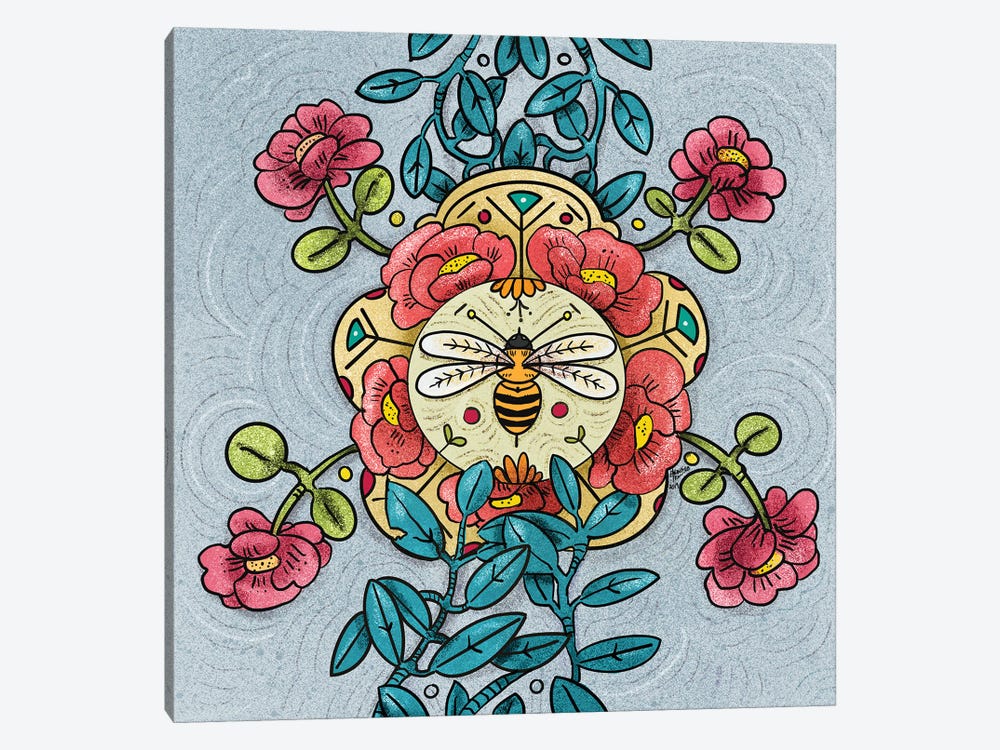 To Bee Or Not To Bee by Annada N. Menon 1-piece Canvas Wall Art