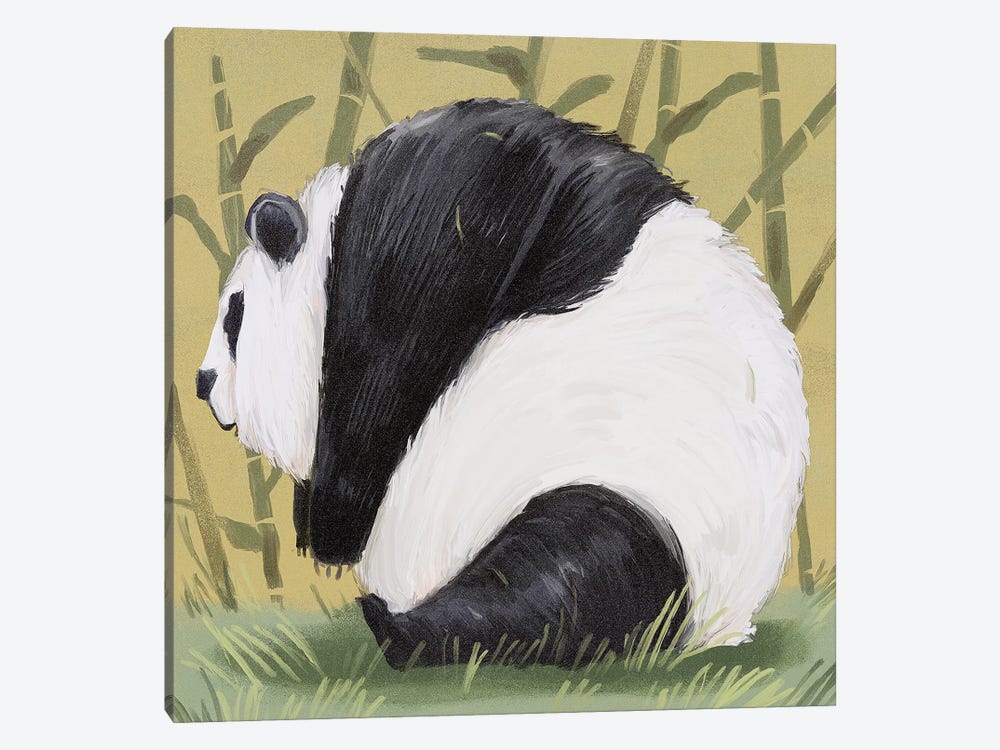 Pandas Are Already Chonky by Annada N. Menon 1-piece Canvas Art