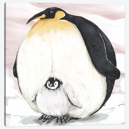 Chonky Penguin Canvas Print #AAN39} by Annada N. Menon Canvas Art Print