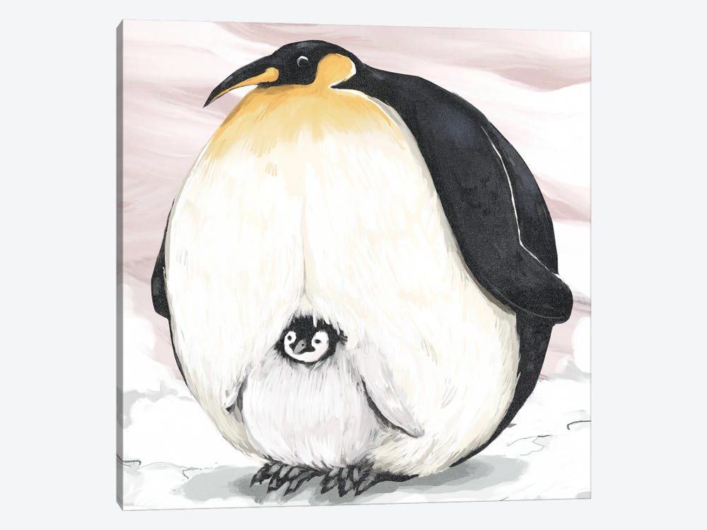 Chonky Penguin by Annada N. Menon 1-piece Art Print