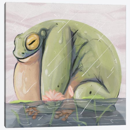 Chonky Frog Canvas Print #AAN46} by Annada N. Menon Canvas Art Print