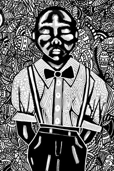 Black & White Patterns: The Depths Of My Solitude by Aaron Allen