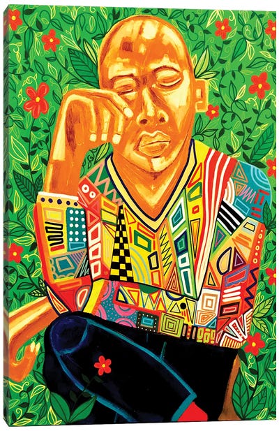 Sentimental Septembers Canvas Art Print - Contemporary Portraiture by Black Artists