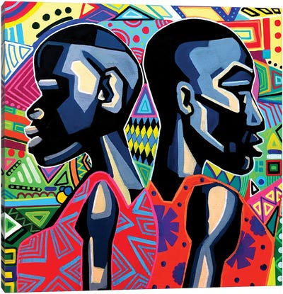 Walking In Rhythm Canvas Art Print - Black History Month