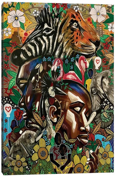 The Way We Love Canvas Art Print - Jaguar Art