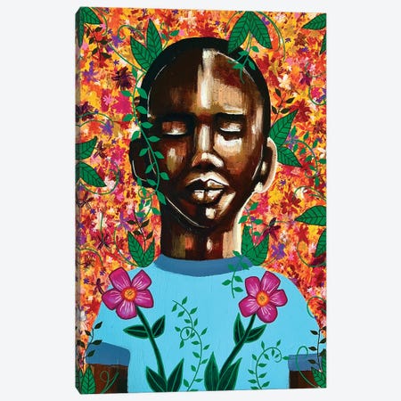 The Boy Who Grew Flowers Canvas Print #AAO84} by Aaron Allen Canvas Artwork