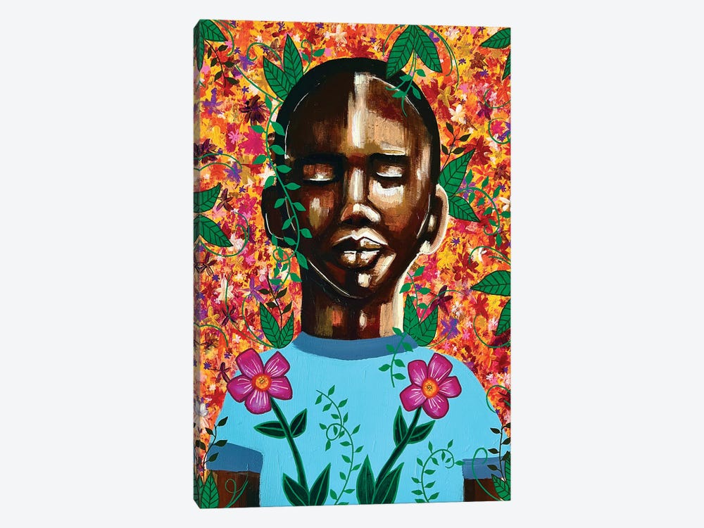 The Boy Who Grew Flowers by Aaron Allen 1-piece Canvas Wall Art