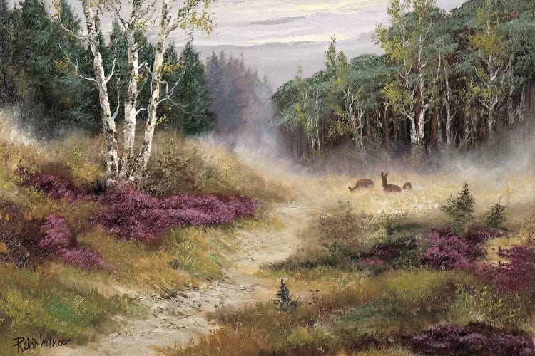 Watching The Deer by Reint Withaar wall art